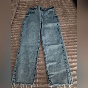 Blue Distressed Denim Jeans